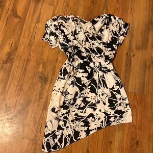 Dress Forum black and white polyester dress